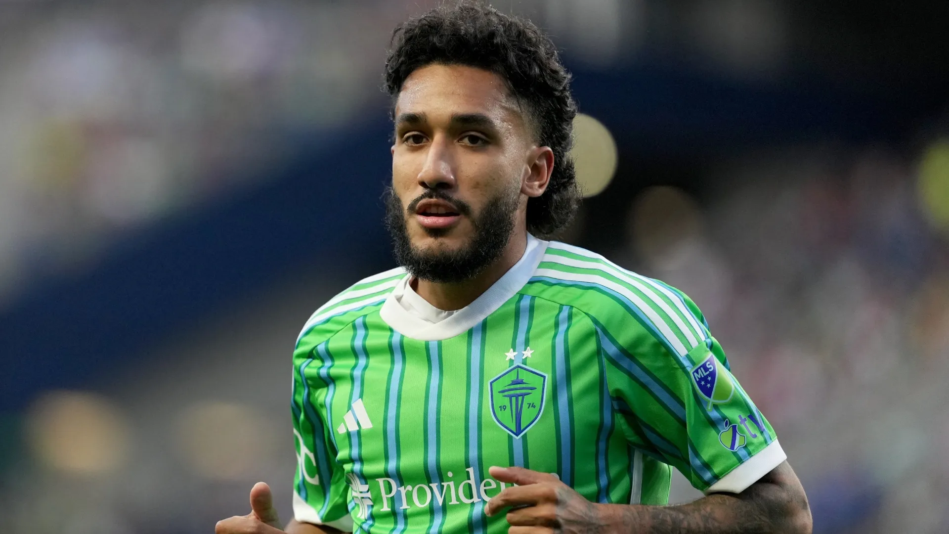 Jesus Ferreira #9 of Seattle Sounders (Source: Soobum Im/Getty Images)