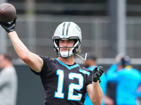 Who is the Panthers' starting quarterback vs Cardinals today?