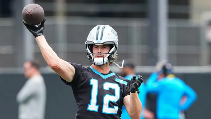 Quarterback Kenny Pickett #12 of the Carolina Panthers