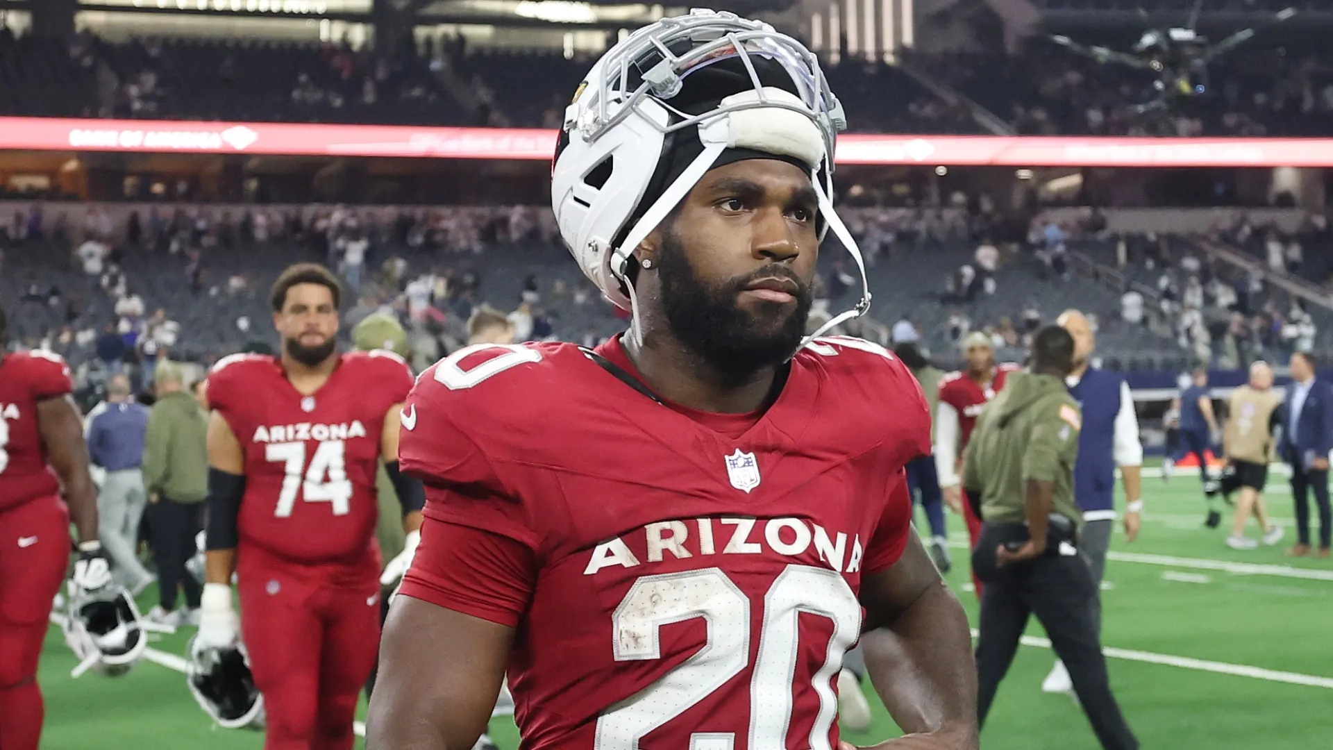 Bam Knight #20 of the Arizona Cardinals