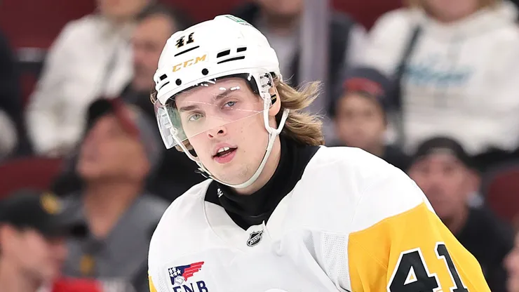 Ville Koivunen of the Pittsburgh Penguins