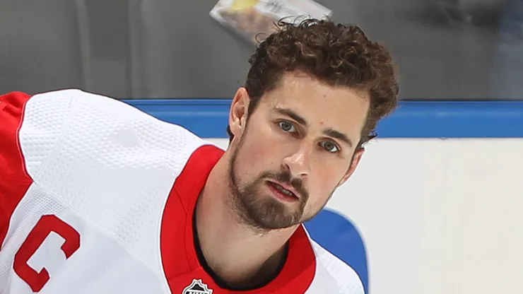 Dylan Larkin #71 of the Detroit Red Wings.