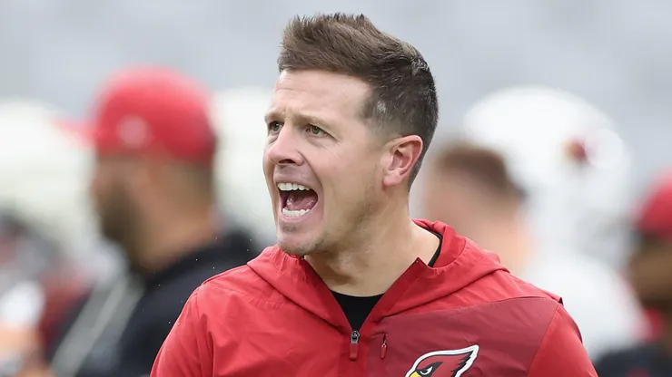 Head coach Mike LaFleur of the Arizona Cardinals