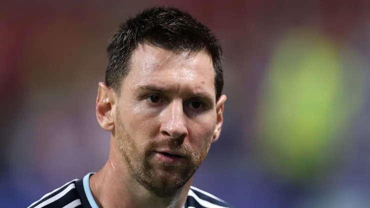 Lionel Messi of Argentina