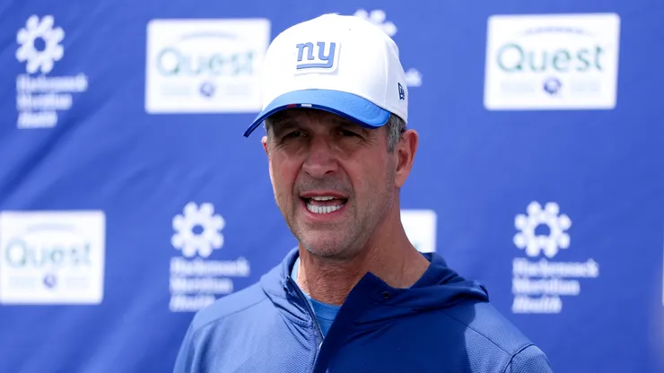 Head Coach John Harbaugh of the New York Giants