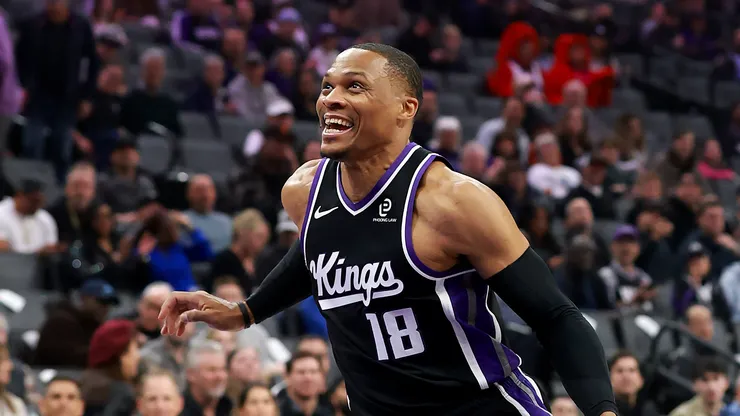 Russell Westbrook during a Sacramento Kings match.