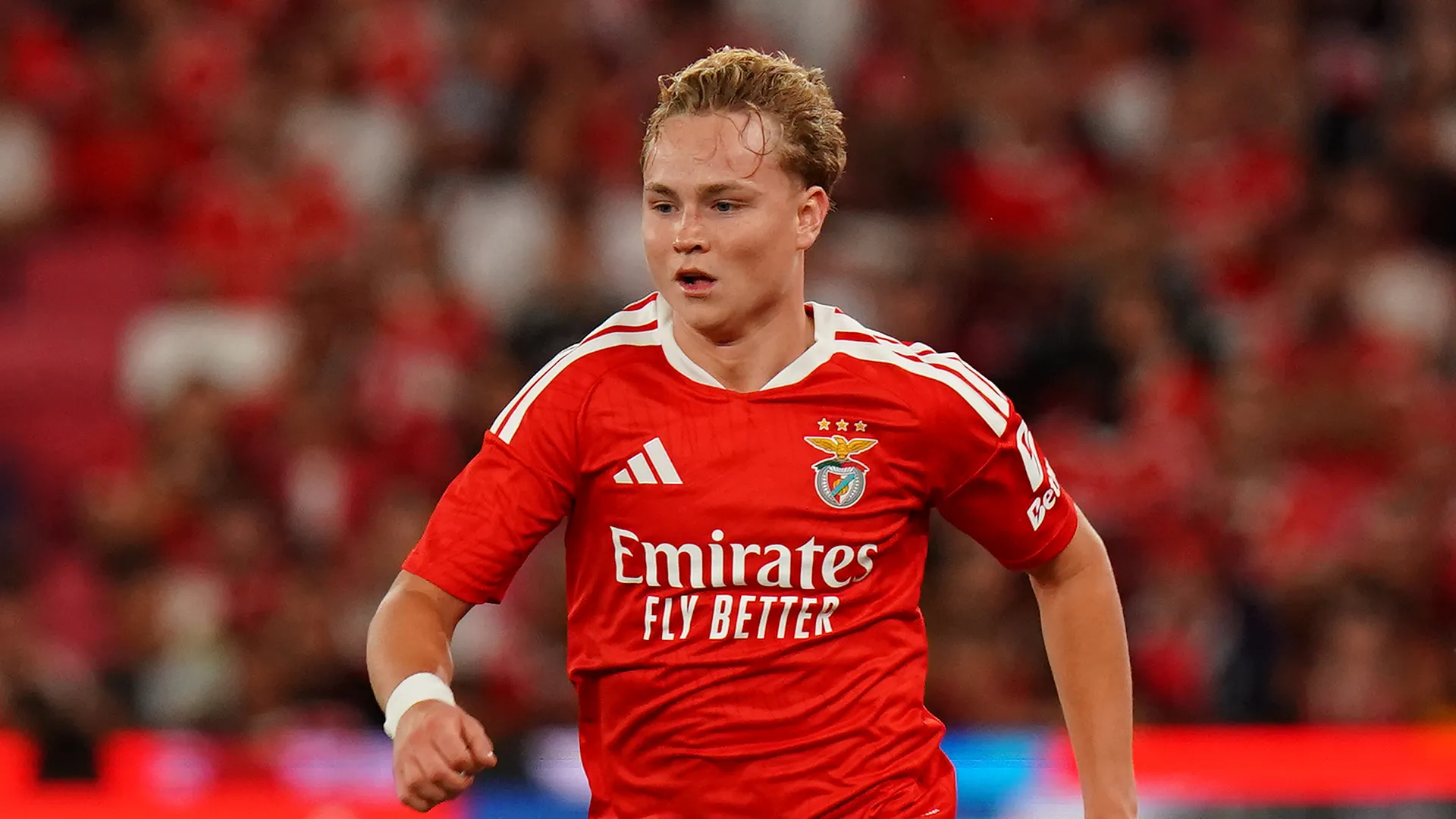 Andreas Schjelderup of Benfica.