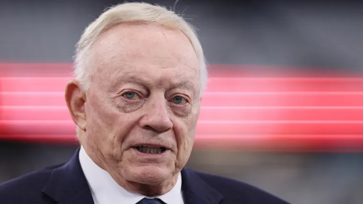 Owner Jerry Jones of the Dallas Cowboys looks on prior to the game.