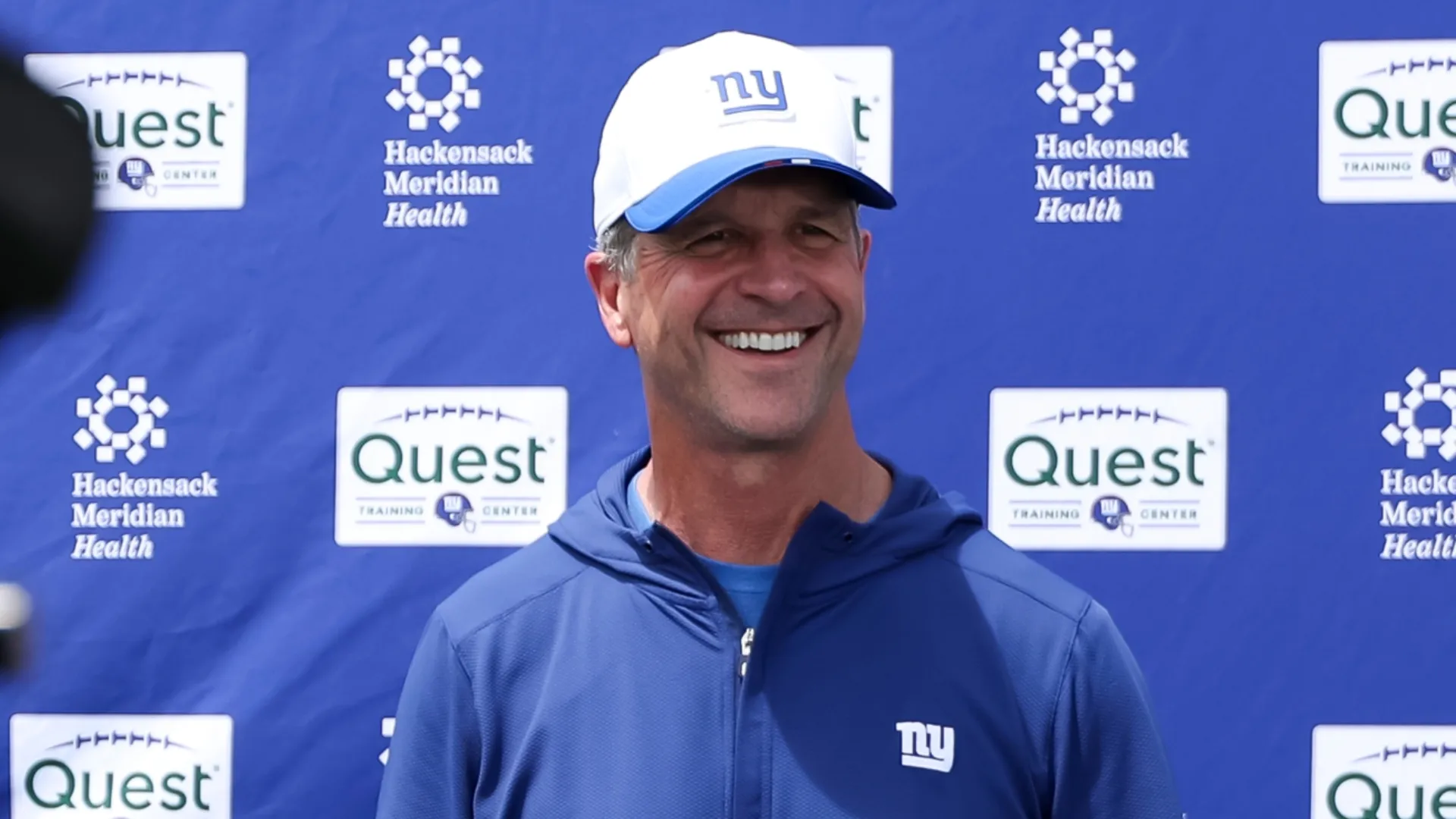 John Harbaugh Giants head coach
