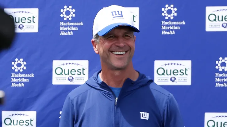 Head Coach John Harbaugh of the New York Giants.