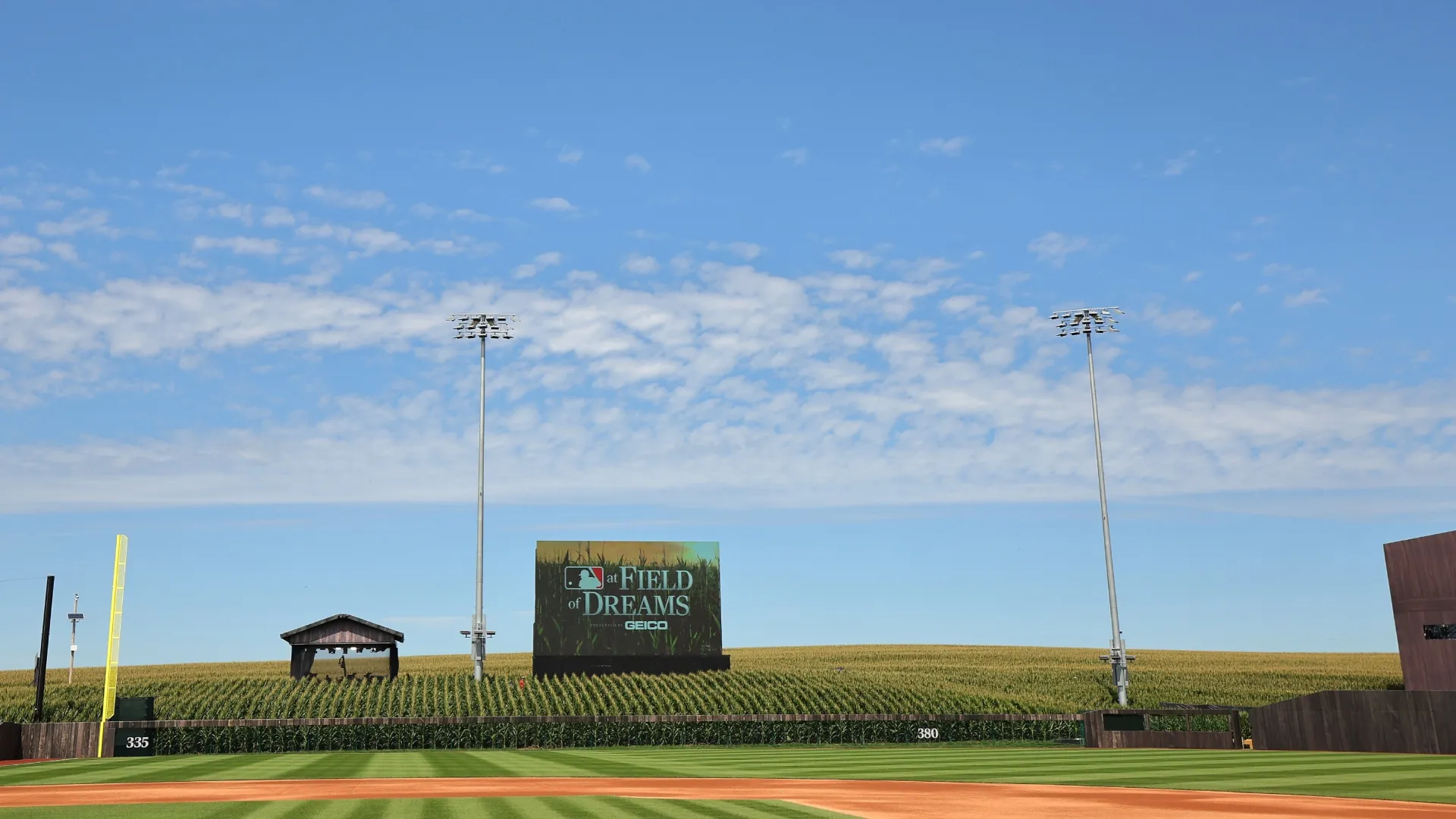 A general view of the Field of Dreams prior to the game in 2022 (Source: Michael Reaves/Getty Images)