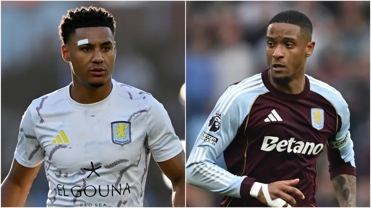 Ollie Watkins (L) Ezri Konsa (R).