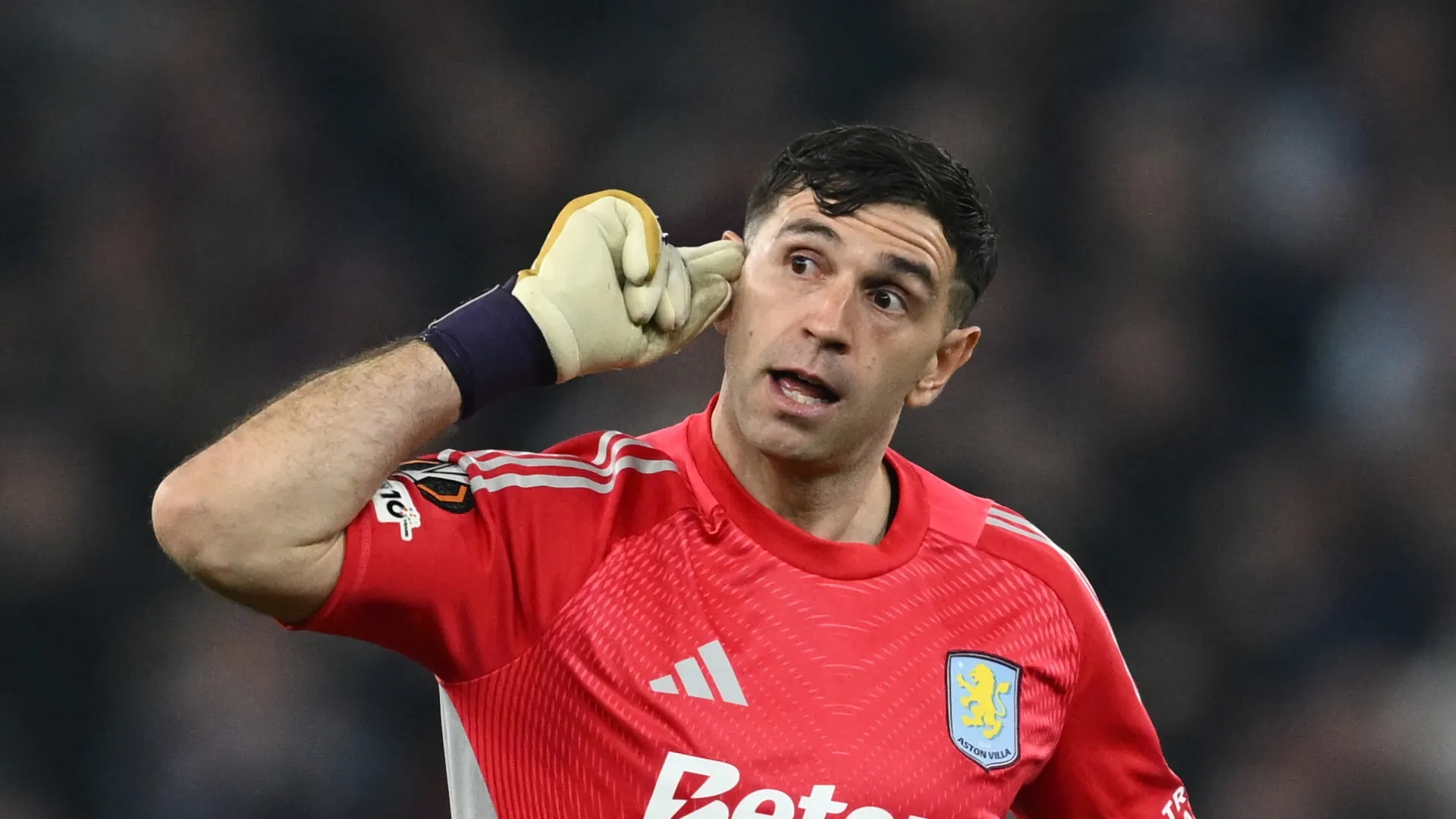 Emiliano “Dibu” Martinez of Aston Villa.