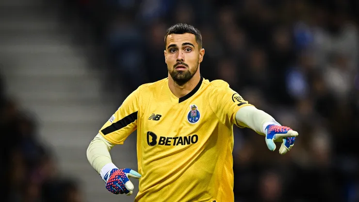 Diogo Costa of FC Porto in action during the UEFA Champions League match