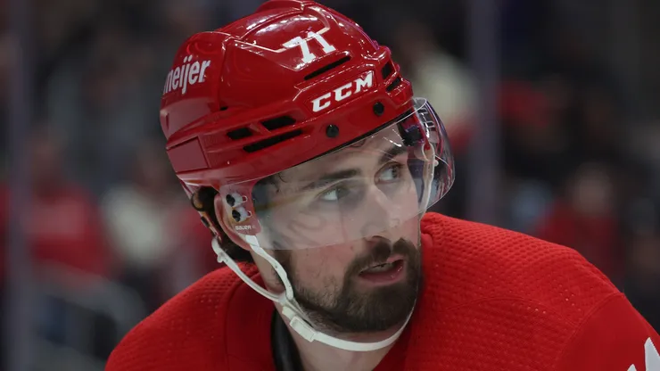Dylan Larkin #71 of the Detroit Red Wings.
