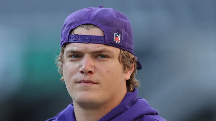J.J. McCarthy quarterback of the Minnesota Vikings