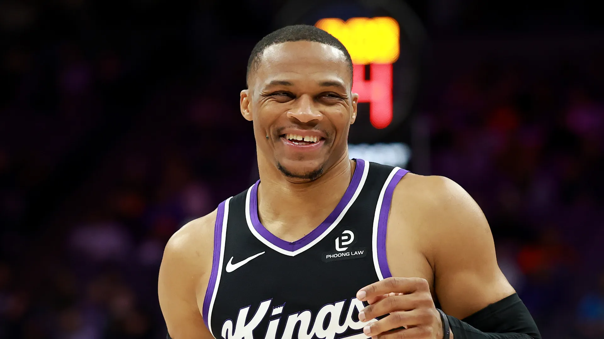 Russell Westbrook #18 of the Sacramento Kings.