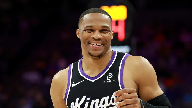 Russell Westbrook #18 of the Sacramento Kings.