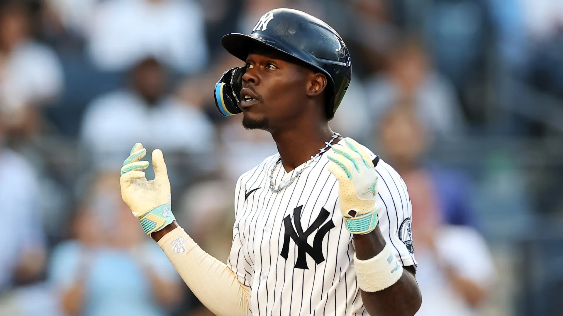 Jazz Chisholm Jr. #13 of the New York Yankees.