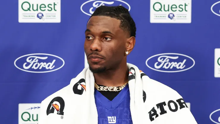 Malik Nabers #1 of the New York Giants