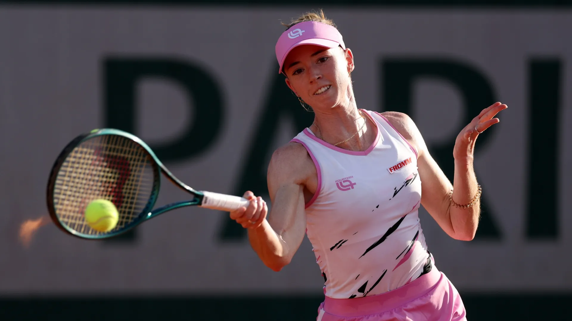 Simona Waltert during Day Three of the 2026 French Open (Source: Matthew Stockman/Getty Images)