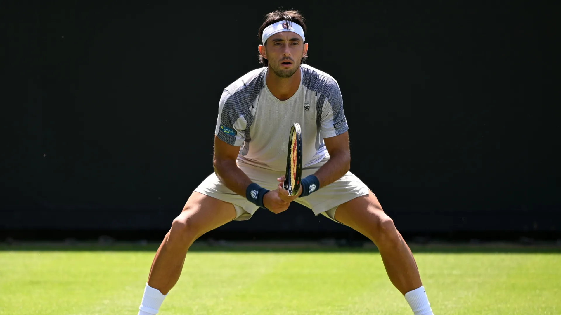 Thiago Tirante in the Men’s Singles First Round Match on Day Two of the Lexus Eastbourne Open (Source: Harriet Lander/Getty Images for LTA)