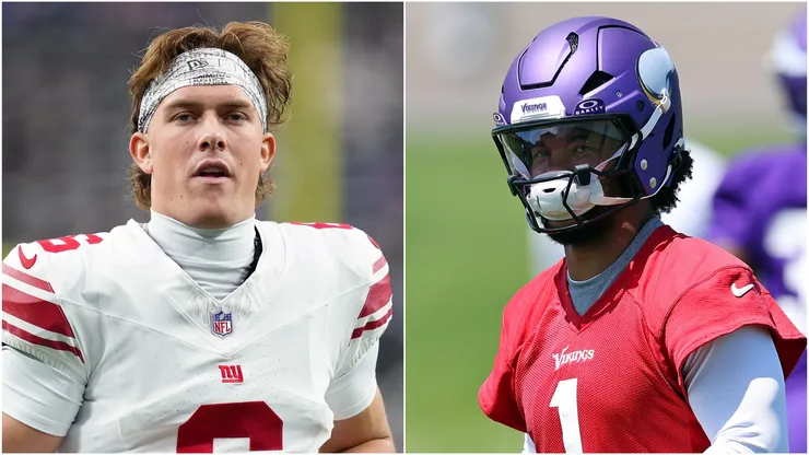 Jaxson Dart (L) Kyler Murray (R).