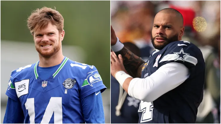 Sam Darnold and Dak Prescott