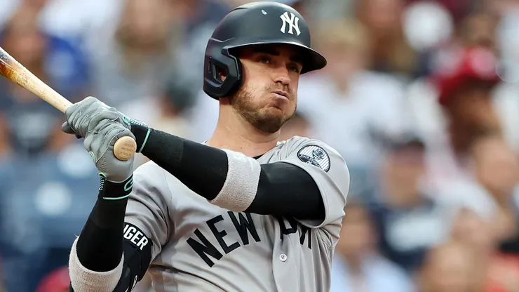 Cody Bellinger #35 of the New York Yankees at bat during a game.