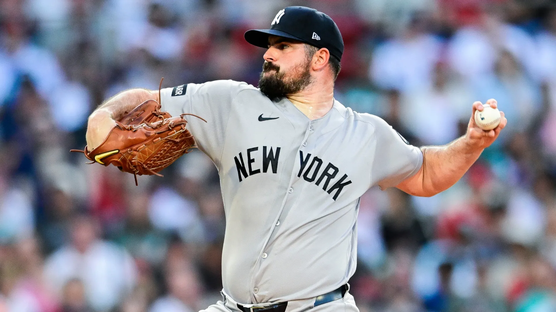 Carlos Rodon pitching
