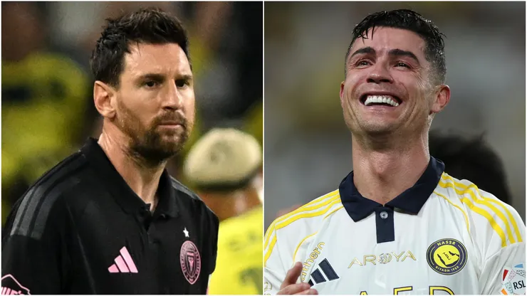 Lionel Messi of Inter Miami and Cristiano Ronaldo of Al Nassr.