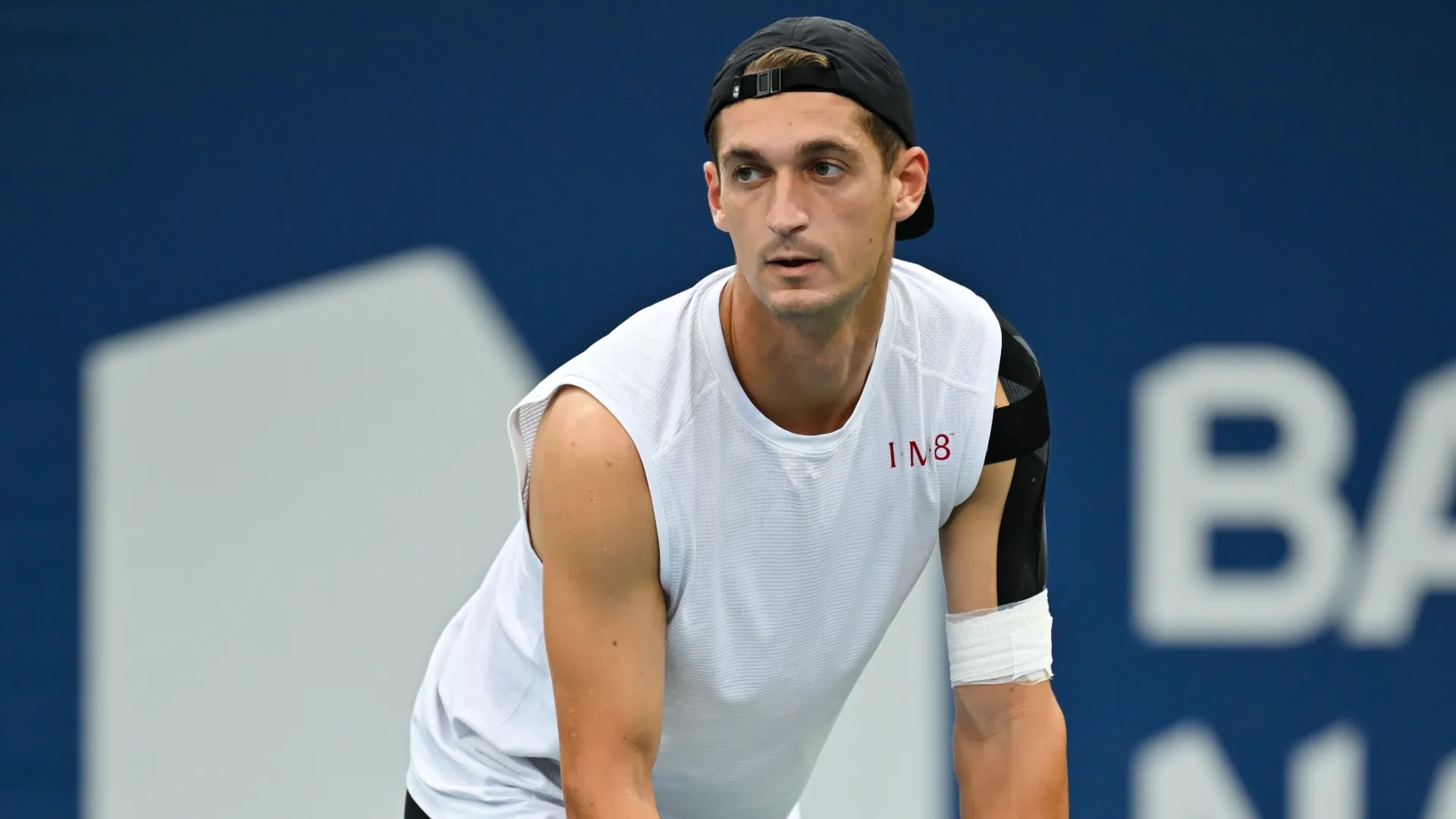 Terence Atmane during day six of the ATP 1000 National Bank Open (Source: Minas Panagiotakis/Getty Images)
