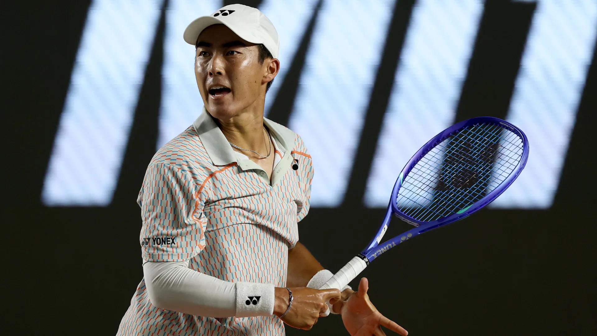 Rinky Hijikata during the Mifel Tennis Open by Telcel Oppo (Source: Matthew Stockman/Getty Images)