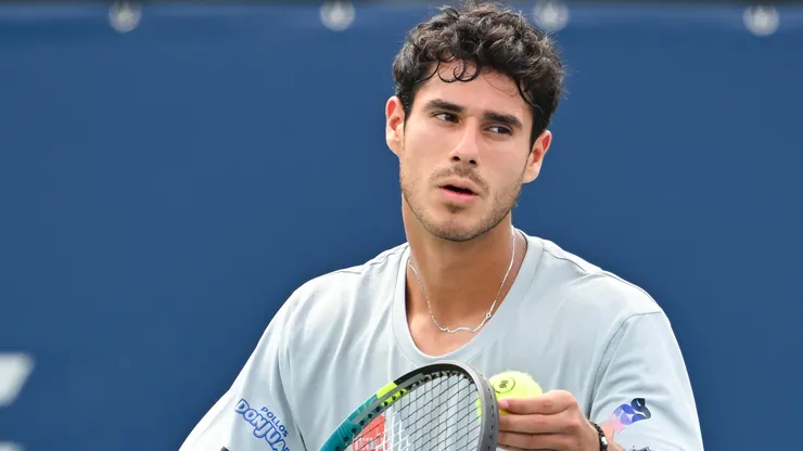 Adolfo Daniel Vallejo on day one of the ATP 1000 National Bank Open
