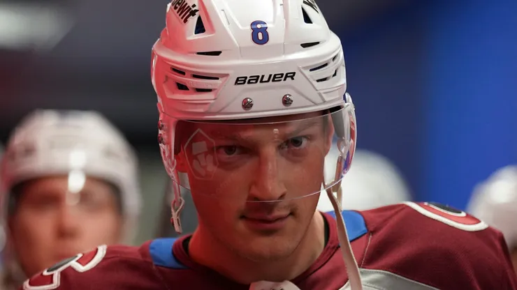 Cale Makar #8 of the Colorado Avalanche.