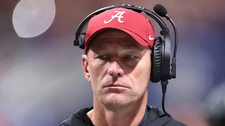 Kalen DeBoer of the Alabama Crimson Tide.