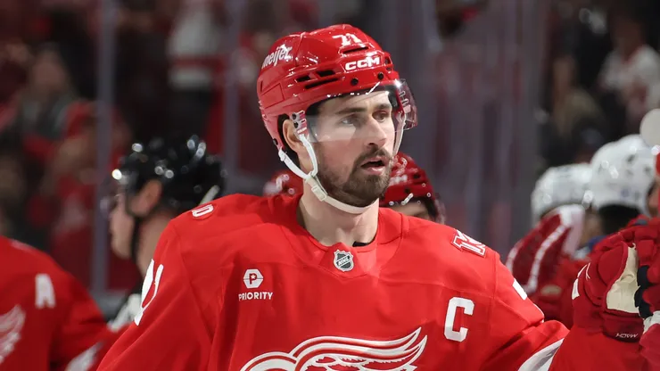 Dylan Larkin #71 of the Detroit Red Wings.