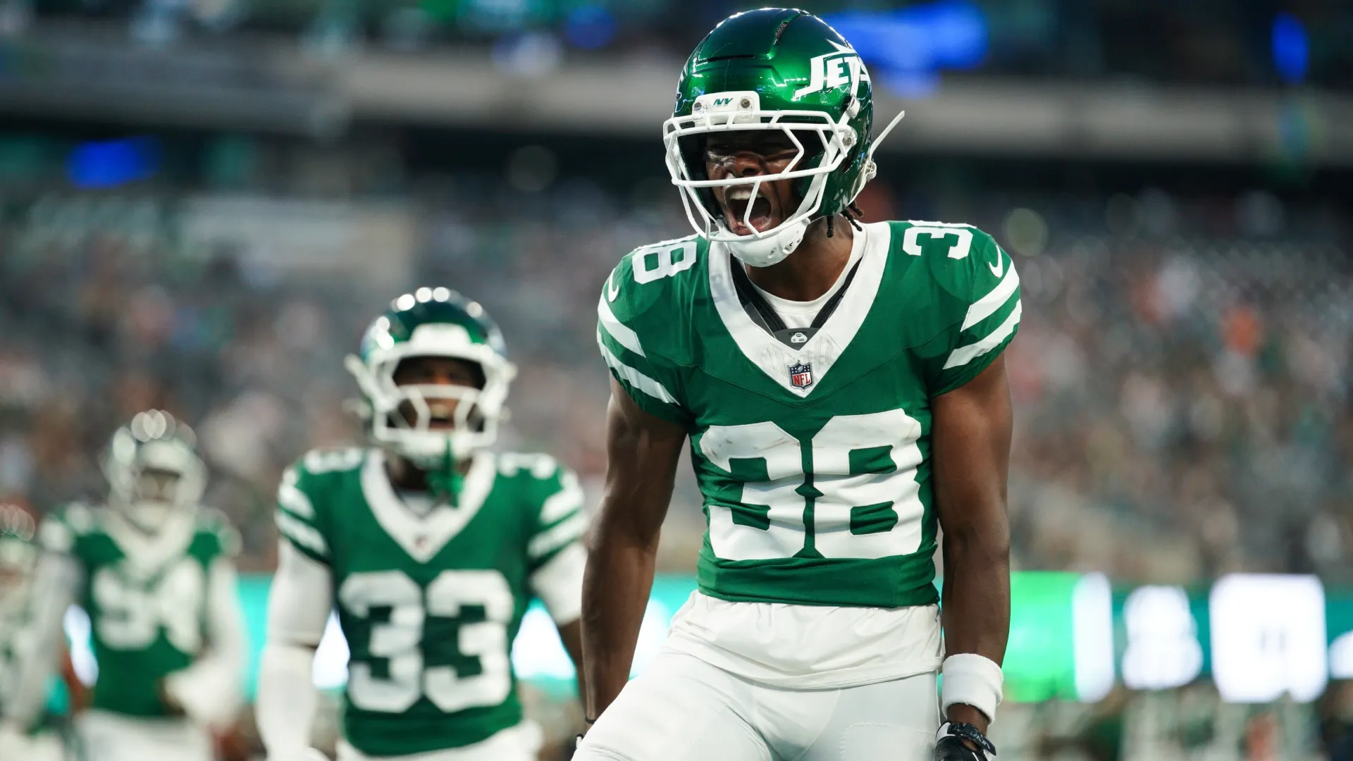 Mory Bamba #38 of the New York Jets (Source: Evan Bernstein/Getty Images)
