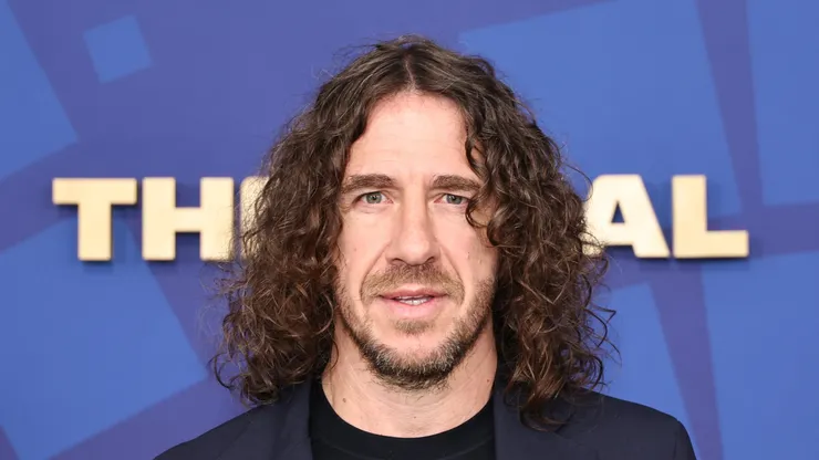 Carles Puyol at the FIFA Gold Carpet before the 2026 World Cup final.