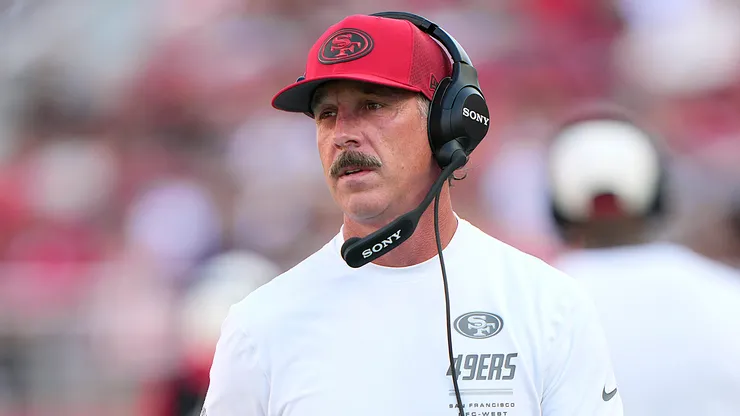 Head coach Kyle Shanahan of the San Francisco 49ers.