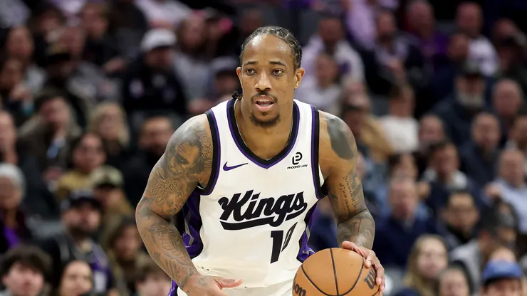 DeMar DeRozan during a Sacramento Kings match.