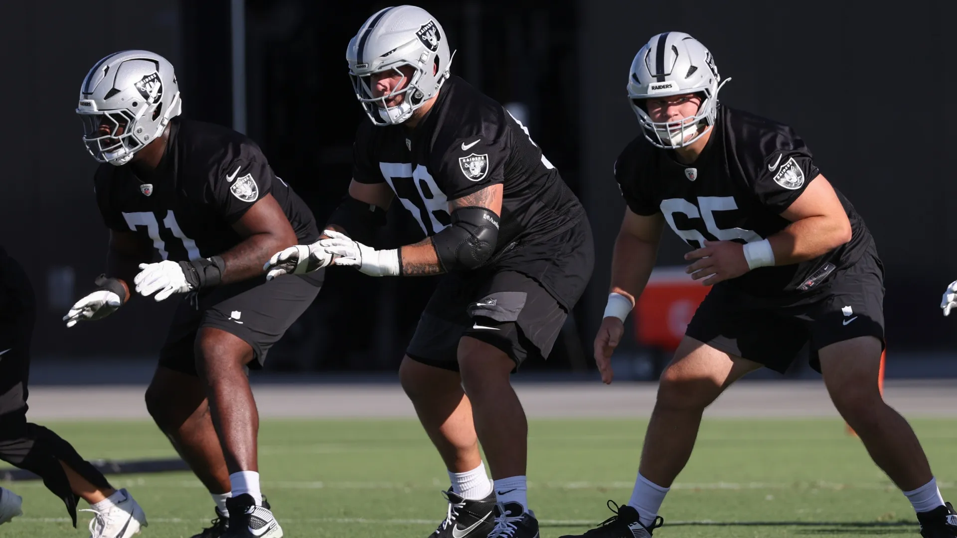 Las Vegas Raiders offensive line
