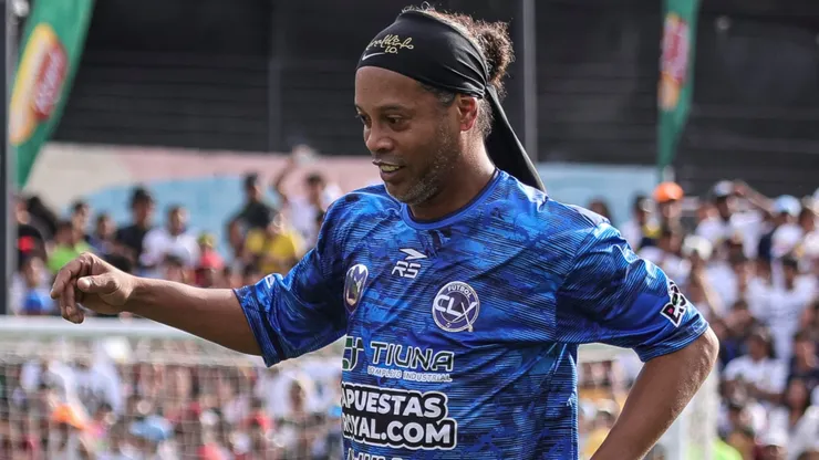 Former Brazilian football star Ronaldinho.