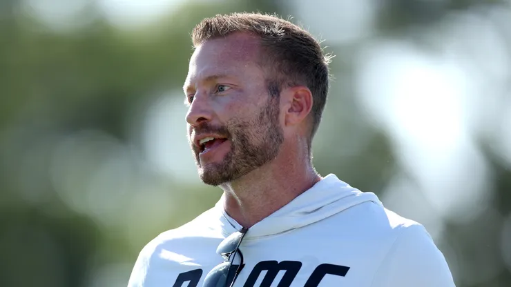 Head coach Sean McVay of the Los Angeles Rams