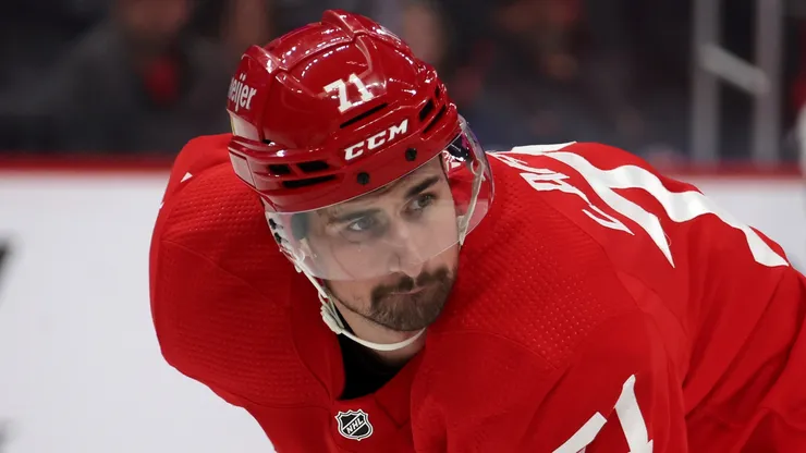 Dylan Larkin #71 of the Detroit Red Wings.