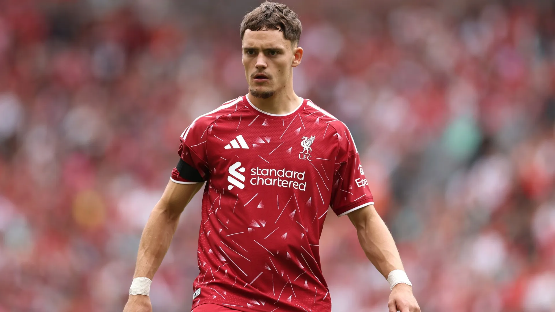 Florian Wirtz of Liverpool during the during the pre-season friendly match (Source: Jan Kruger/Getty Images)