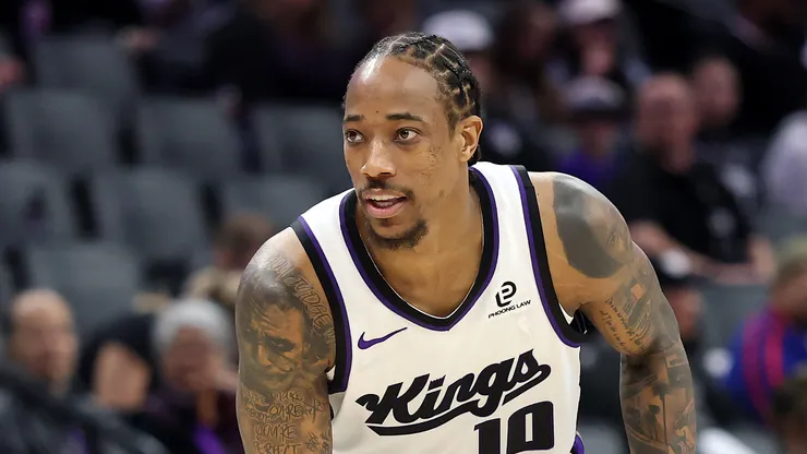 DeMar DeRozan during a Sacramento Kings match.