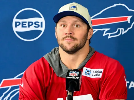 Why isn't Josh Allen playing today for Bills vs Browns?