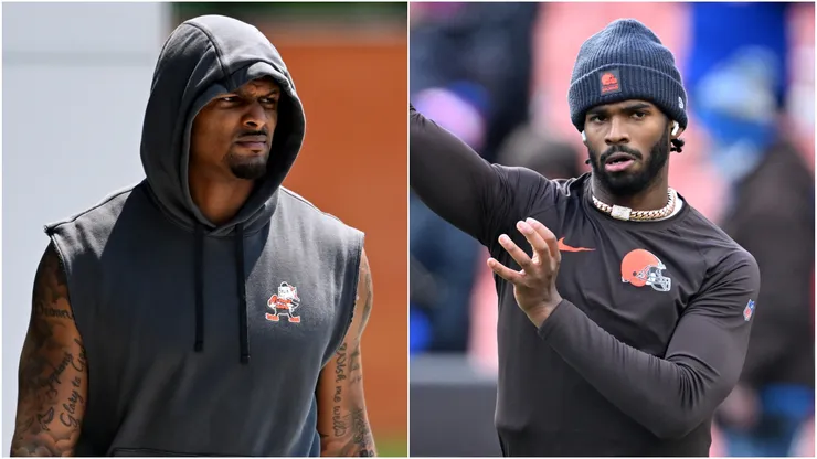 Deshaun Watson (L) Shedeur Sanders (R).