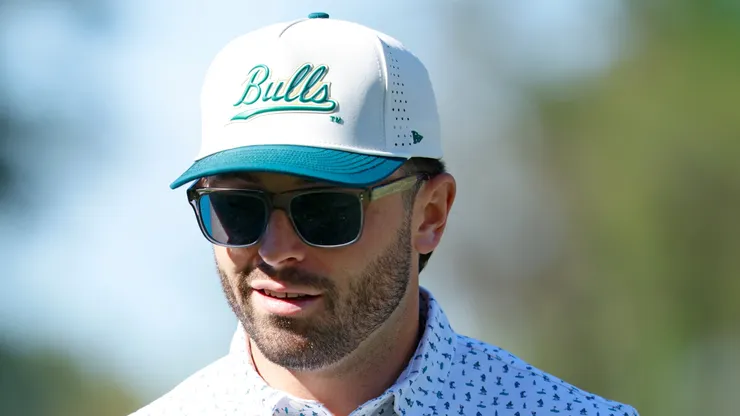 Baker Mayfield quarterback of the Tampa Bay Buccaneers